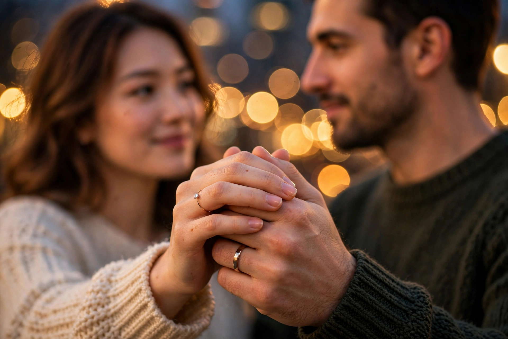 Romantic couple poetry in Urdu